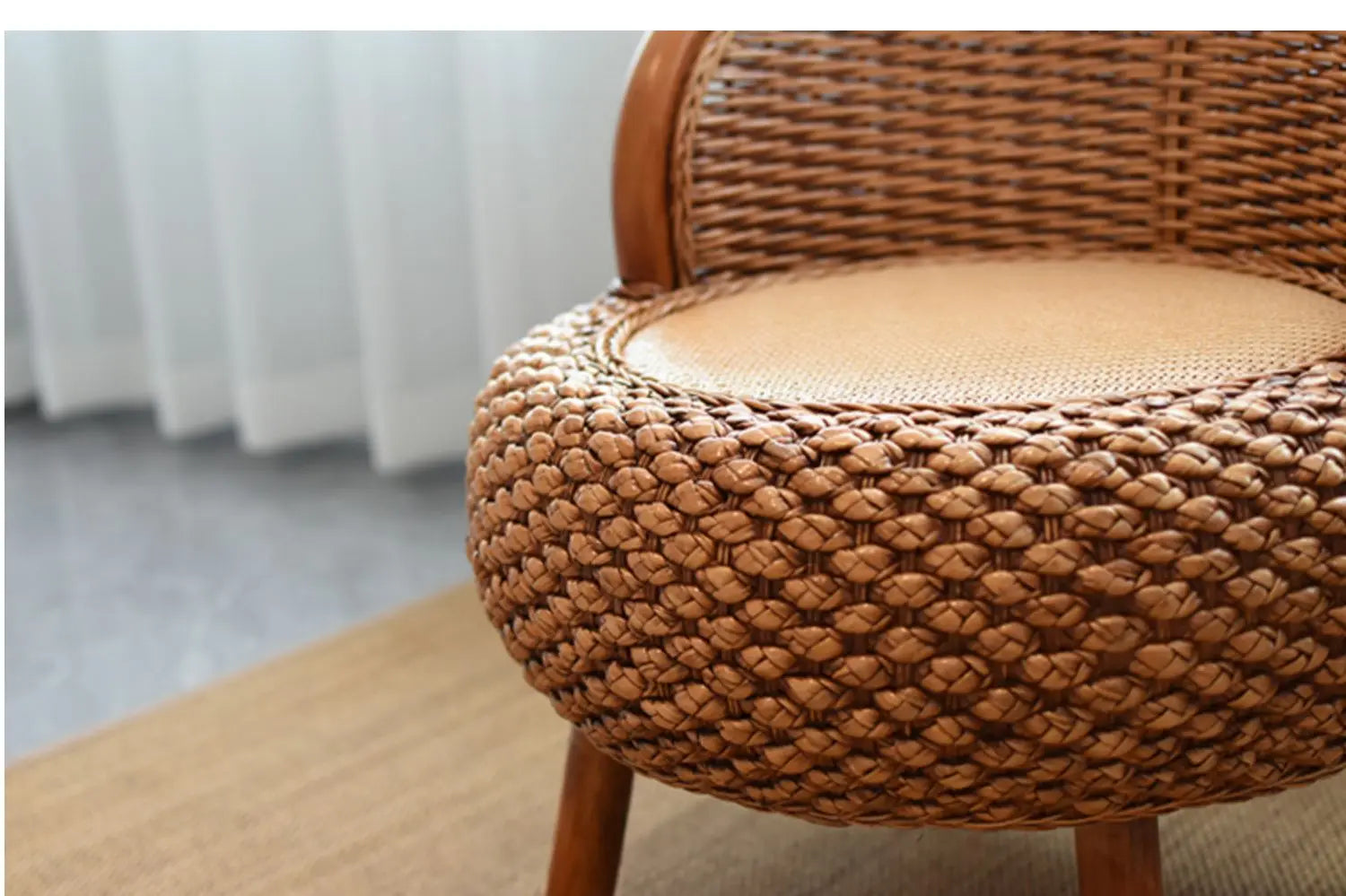 Nordic Rattan Chairs Girl Gaming Computer Occasional Balcony Throne Relax Living Room Chairs Reading Sillones Library Furniture