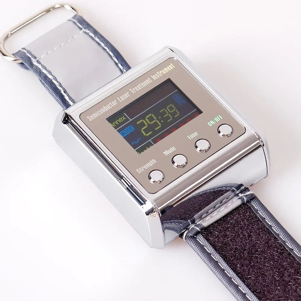 650nm Laser Therapy Device LLLT Hypertension Treatment Instrument Semiconductor Low-level Laser Physiotherapy Watch