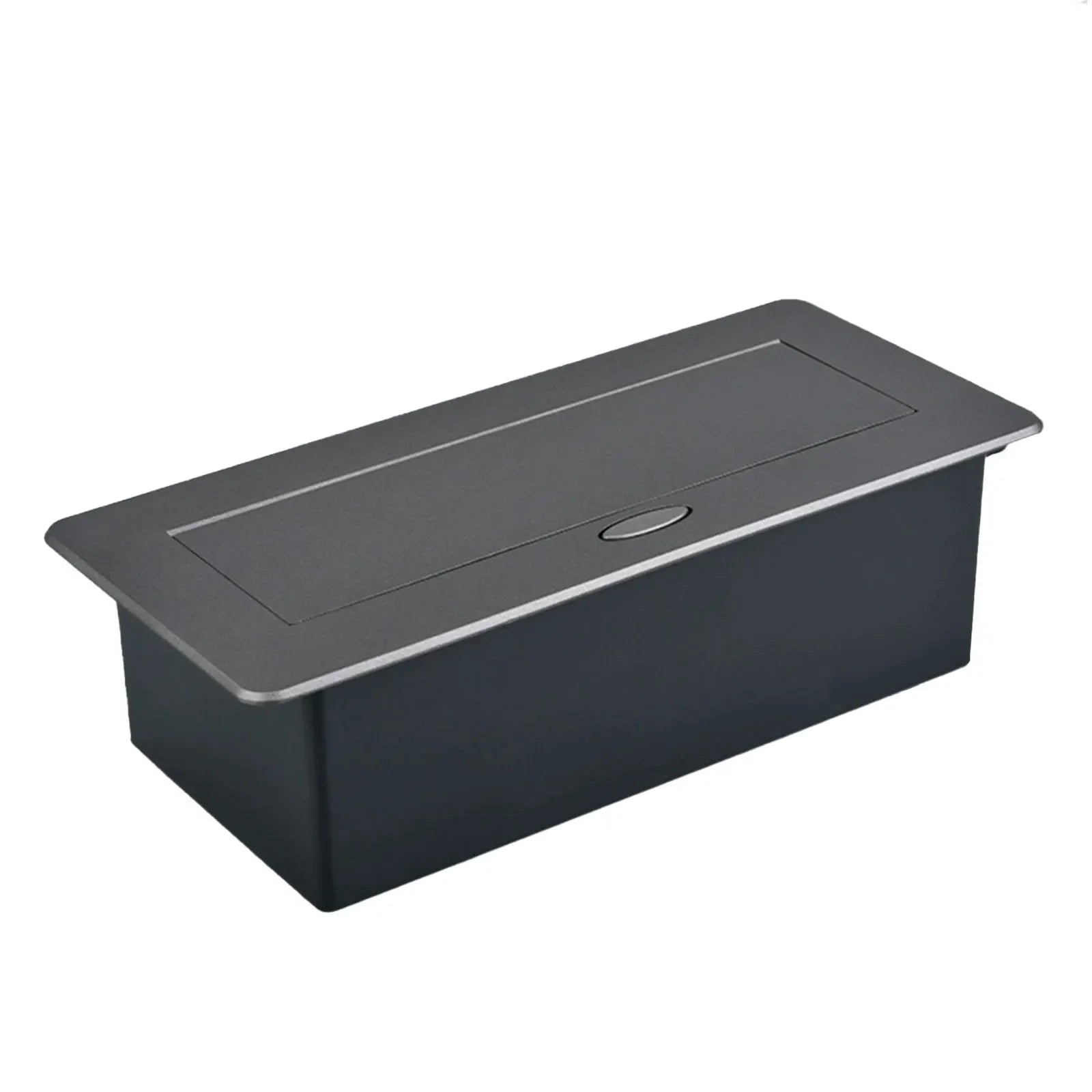 Multifunctional EU US American Pop-Up Socket Metal Panel Desktop Socket Meeting Charge Station for Laptop Phone