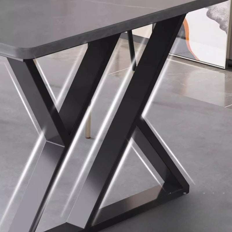 Modern rock board computer desk minimalist design elegant interior gaming desk Mid century luxury mesa para computador furniture