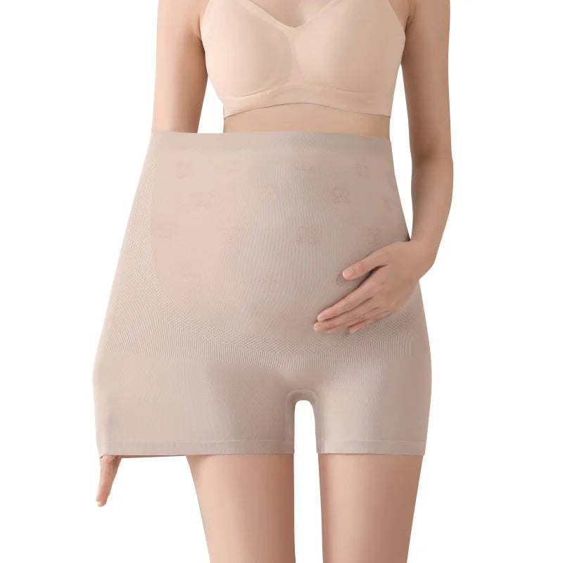 Seamless Panties for Women Boxer Safety Pants Comfort Pregnant Clothes Soft Breathable Maternity Underwear Plus Size Panties