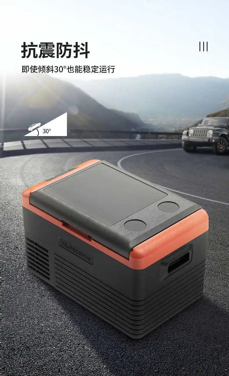 12V 24V 220V Three-voltage Dual-purpose Refrigerator 30L-50L Household Small Portable Refrigerator Fresh-keeping Freezer