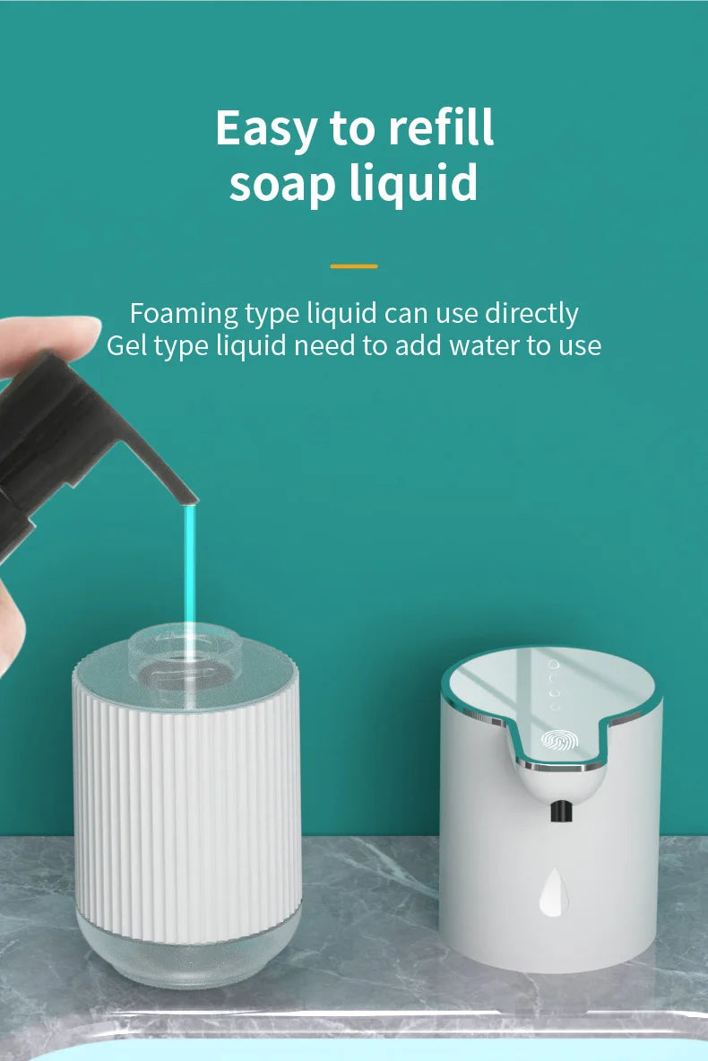 Hotel Waterproof Wall-mounted Touchless Automatic Foam Soap Dispenser Rechargeable Desktop Electric Soap Dispenser for Kids