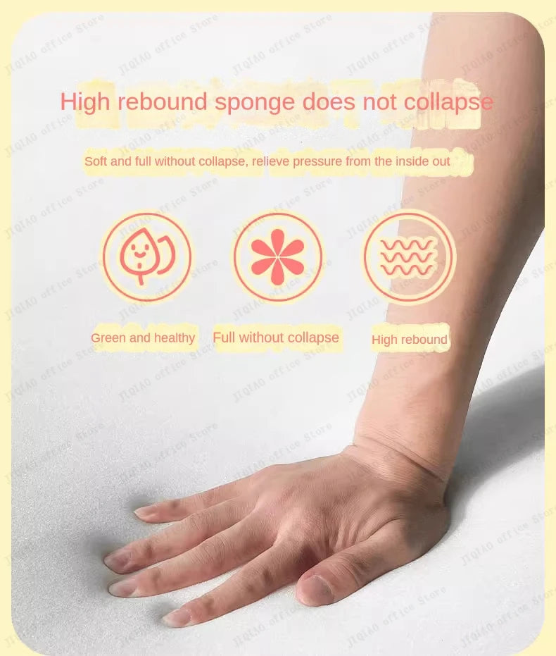 Children's Sofa Lazy Sofa Cute Chair for Living Room Rotating Cartoon Rabbit Ears Chair Leisure Reading Chair Chair with Back