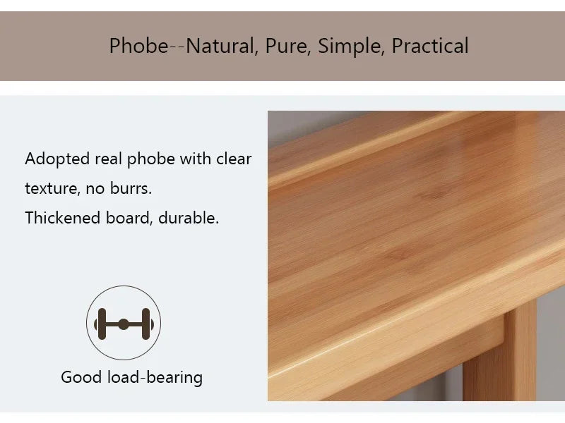 3-tier Wooden Bookshelf Office Student Stationery Organizer Magazine Holder Home Sundries Storage Shelves Kitchen Seasoning Rack