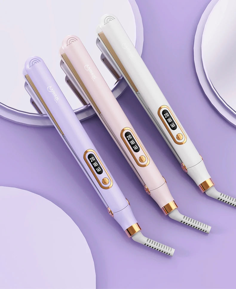 Women's Electric Hairbrush For Xiaomi Straight Hair Curly Hair 2 in 1 Negative Ion Hair Care 10 Seconds Quick Heating Hairbrush