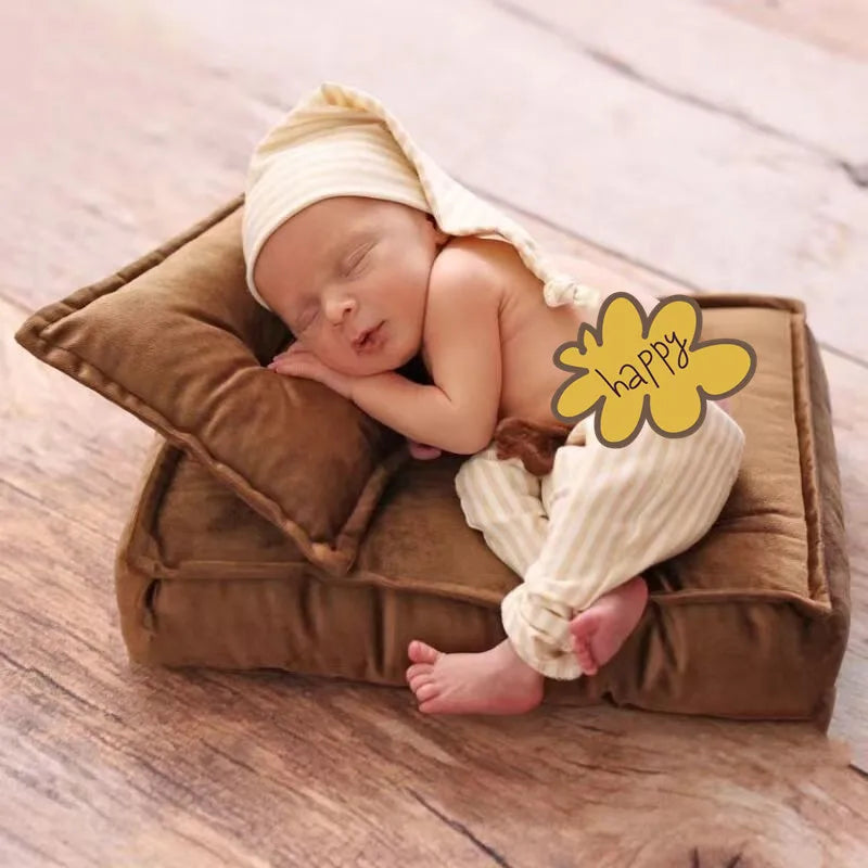 Newborn Photography Props Mini Mattress Cushion for Baby Bed Basket Chair Posing Bedding Fotografia Accessories