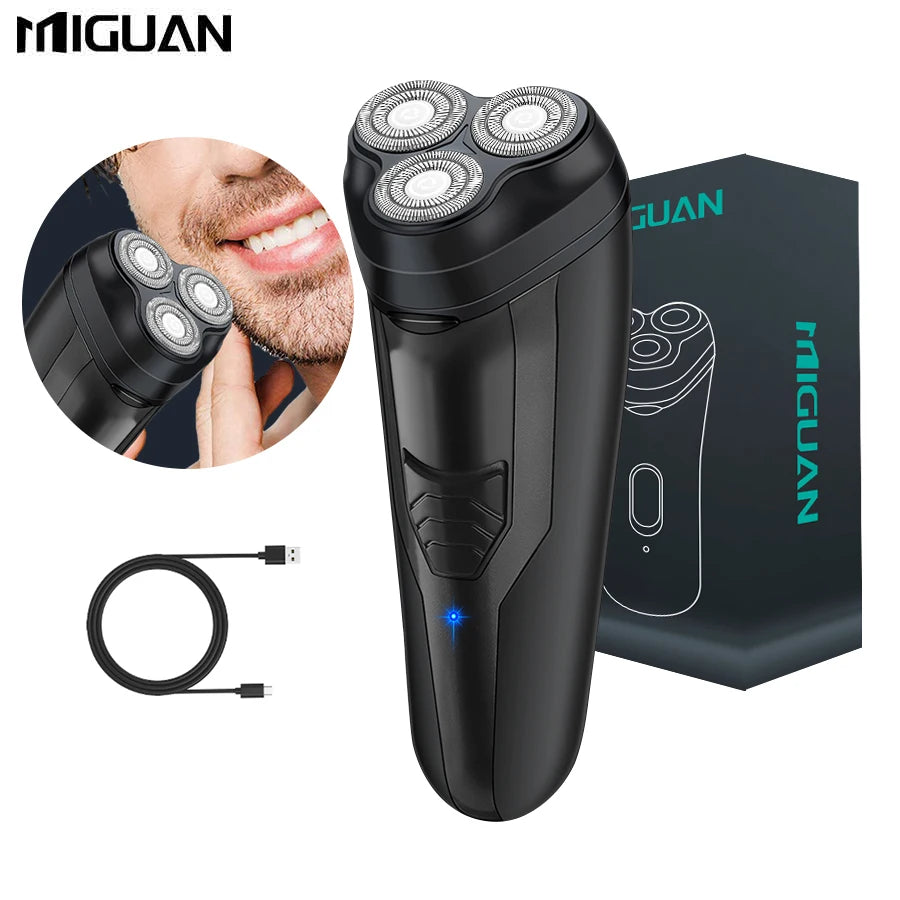 Electric shaver, rechargeable mini portable shaver, intelligent floating shaver, the choice of gift for men, Father's Day Gift