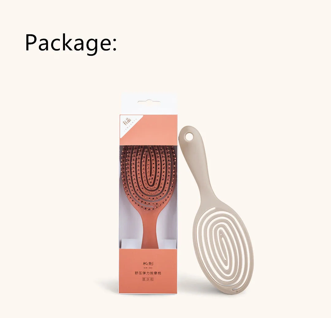 Youpin Xinzhi Relaxing Elastic Massage Comb Portable Hair Brush Massage Brush Magic Brushes Head Combs