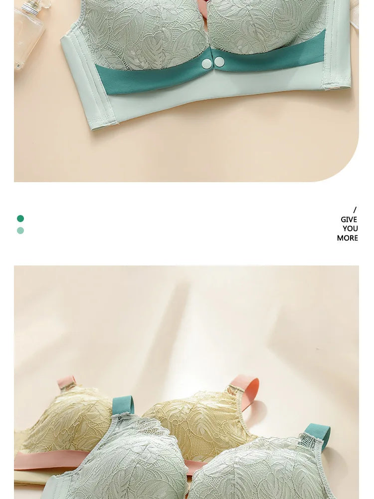 Thin Lace Maternity Breastfeeding Underwear For Women Comfortable Breathable Gathered Anti Sagging Bra For Pregnant Women