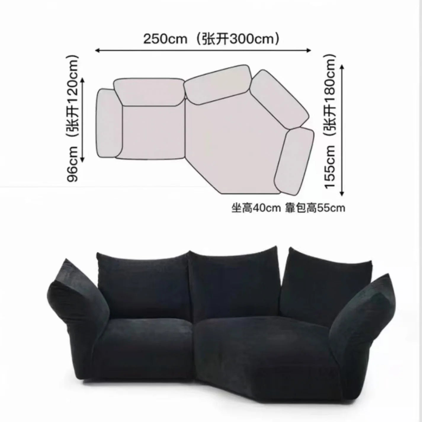 Minimalist Black Living Room Sofas Oversized Japanese Individual Living Room Sofas Lounges Lazy Divano Soggiorno Home Furniture