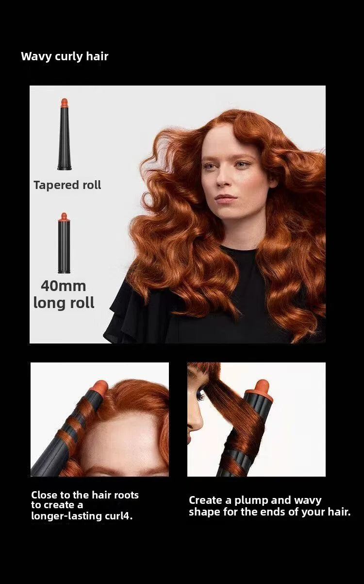 2025 Curling Iron Wearing Hair Dryer Hot Comb Air Professional Curling Iron Hair Straightener Spazzola Capelli 다이슨 HS08 Cepillo