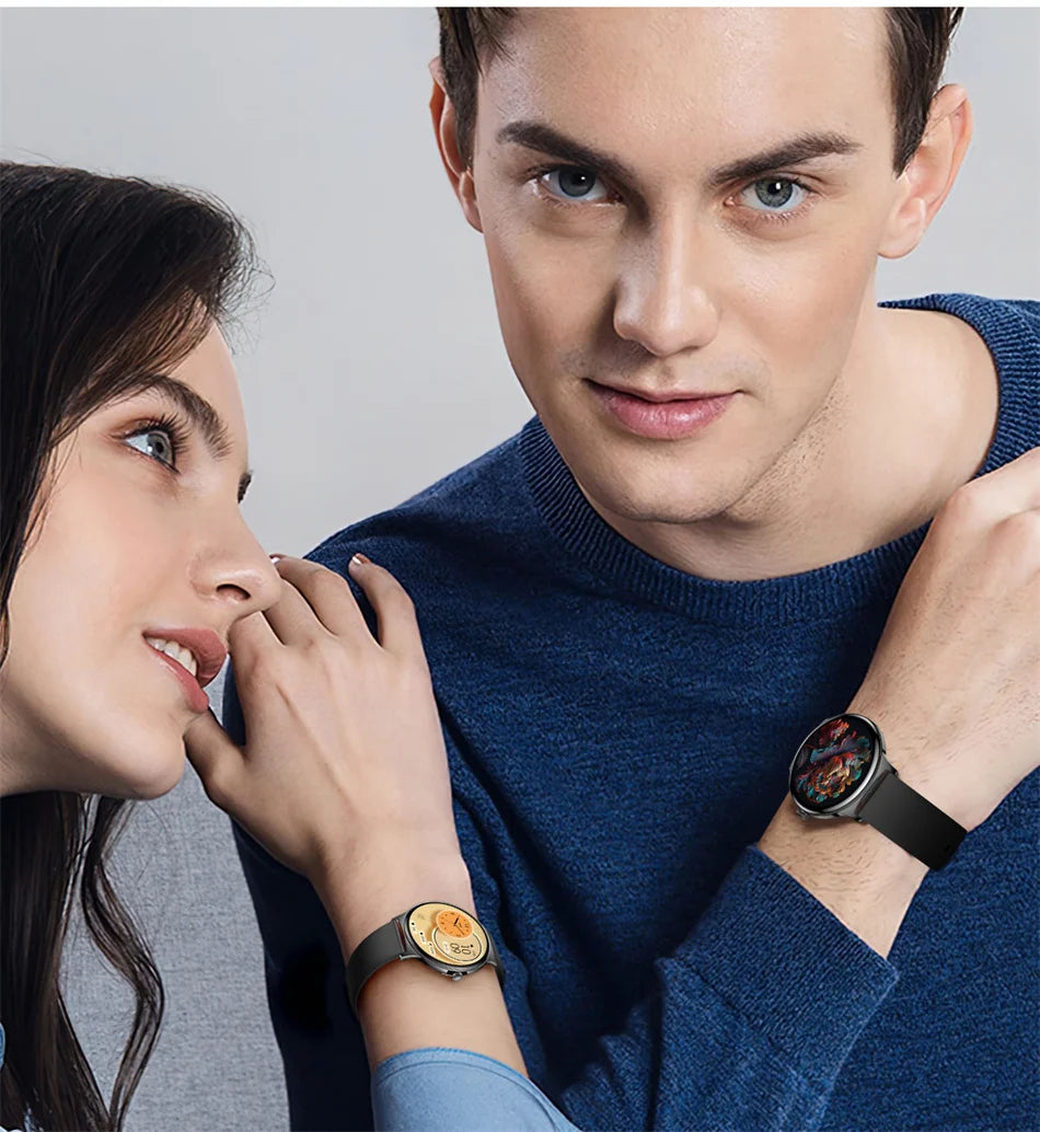 For Huawei Xiaomi New Ultra Thin Smart Watch Women Screen Always Display Time Sports Bracelet Bluetooth Call Fashion Smartwatch