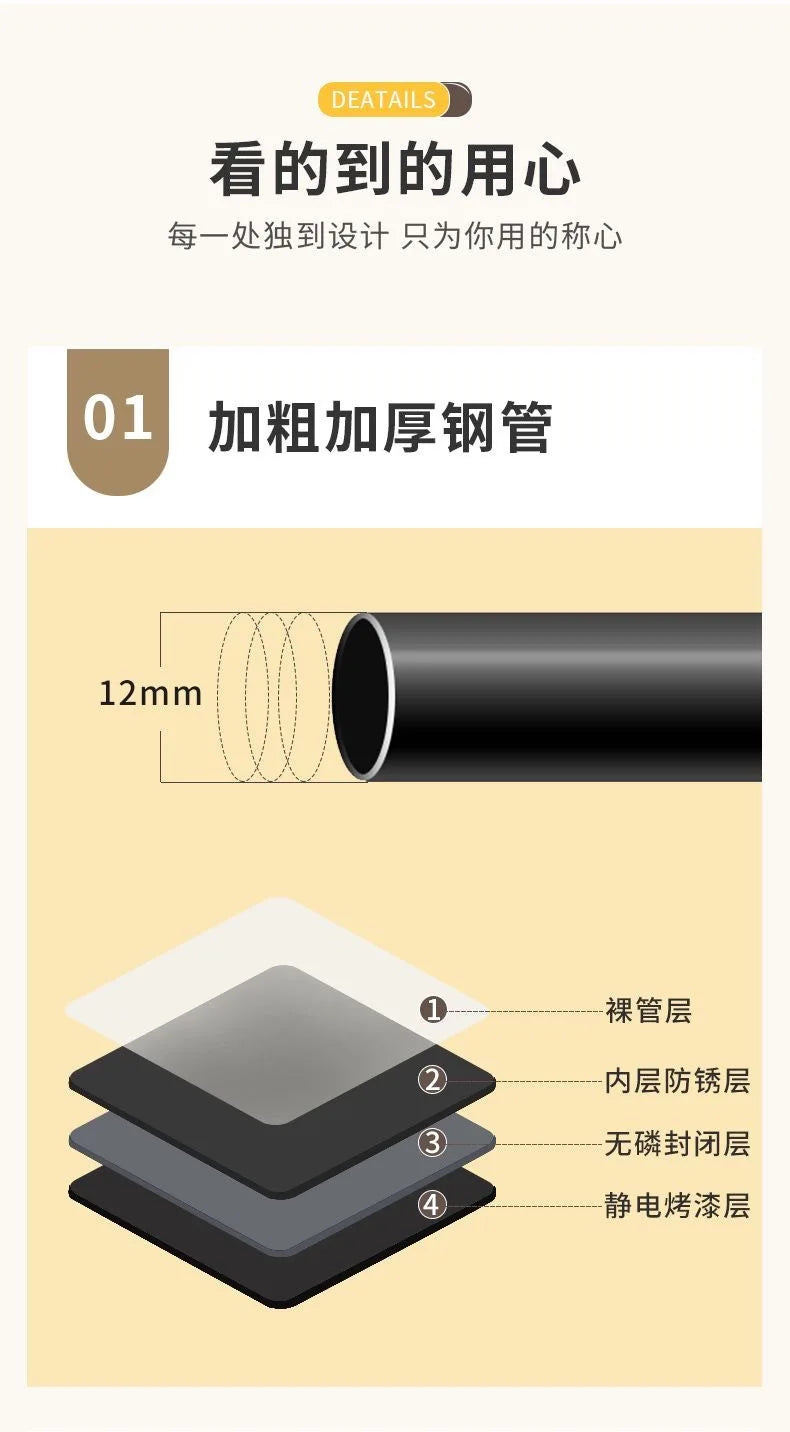 Multi-layer Storage Rack Portable Clothes Organizer Cabinet Dustproof Wardrobe Storage Cabinet Multifunctional with Curtains