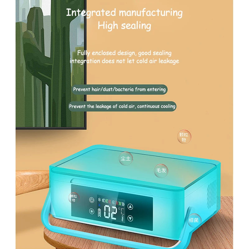 Portable Insulin Refrigerated Box Small Mini Refrigerator Car Mounted Household Travel Rechargeable Medicine Refrigerated Box