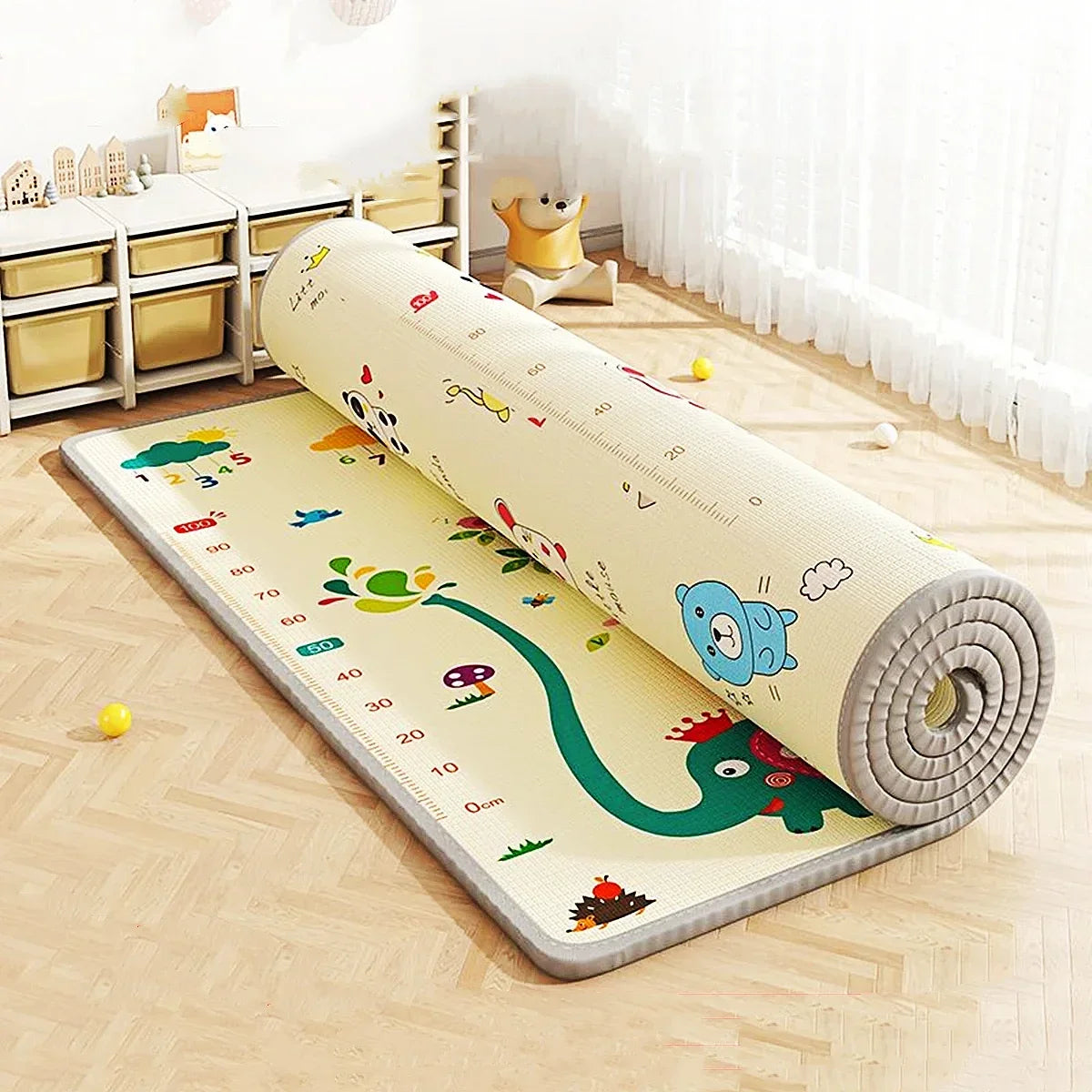 1CM Thick Non-toxic EPE Baby Activity Gym Baby Crawling Play Mats Carpet Baby Game Mat for Children's Safety Rug Folding Sending