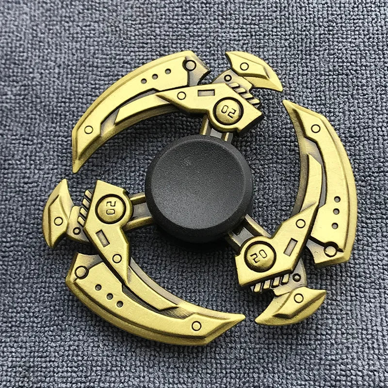 New Bronze Metal Alloy Fidget Spinner R188 Mute Bearing Hand Spinner Fingertip Gyro Stress Relief Toys For Kids Adult