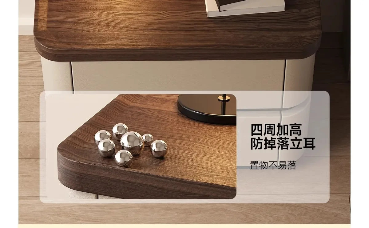 Smart Bedside Table Side With Combination Lock Deluxe Bedside Table Locker Safe Box Cabinet Nightstands Home Bedroom Furniture