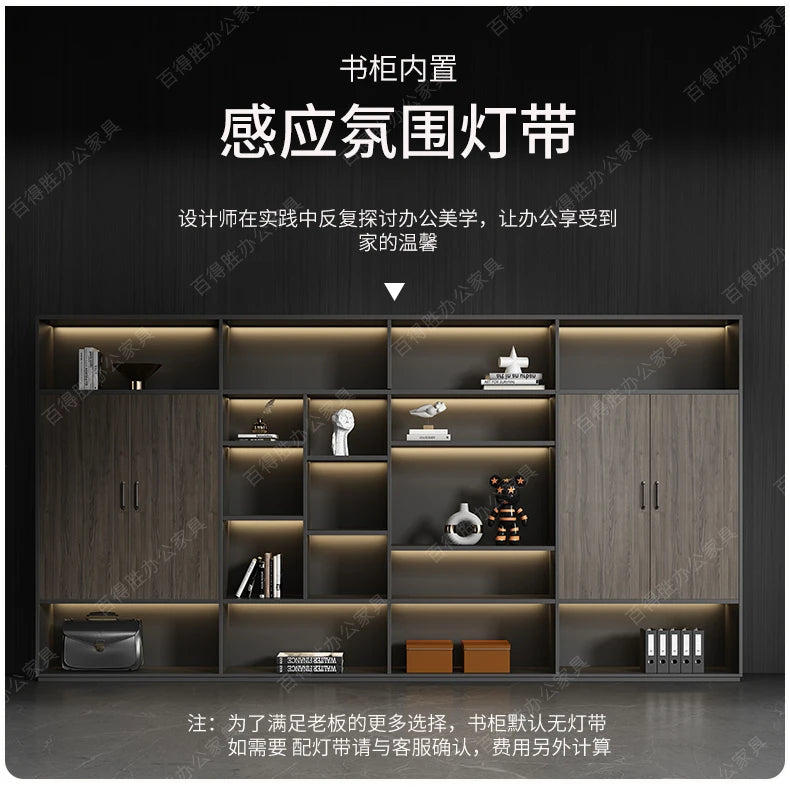 Light Luxury Vintage Office Desk Organizer L Shaped Mid Century Dark Wood Computer Desks Work Art Bureau Meuble Office Furniture