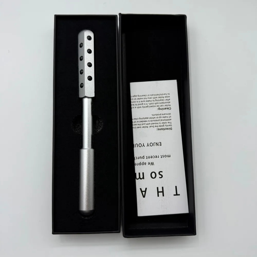 24 Germanium Face Massage Beauty Acupoint Roller Stick Wholesale Beauty Roller Tool Face Gua Sha Massager Women Skin Care Beauty