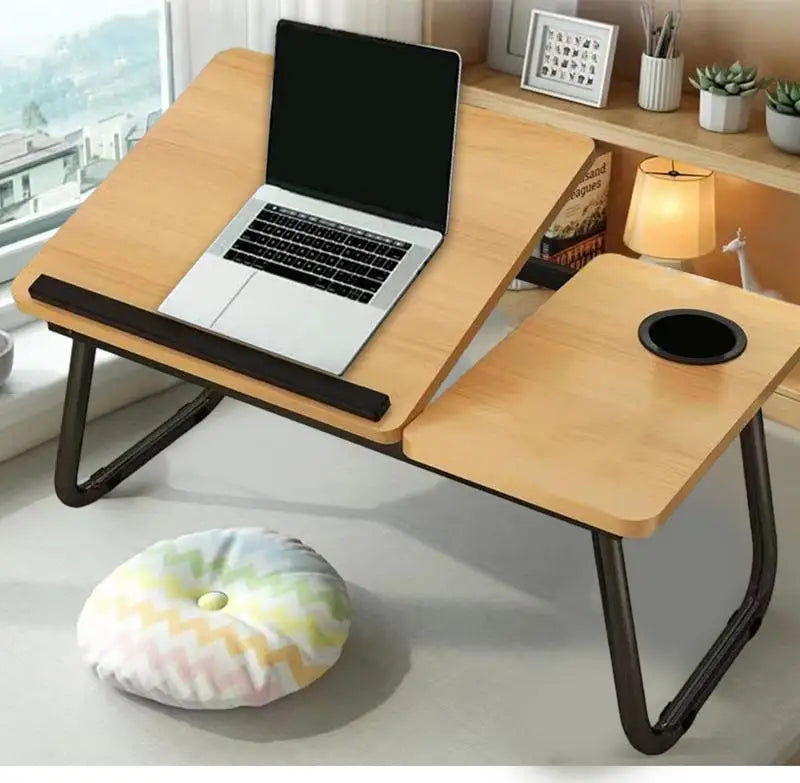 Laptop Bed Desk Foldable Portable Laptop Lap Working Desk Small Adjustable Foldable Bed Table For Laptop And Writing For Couch