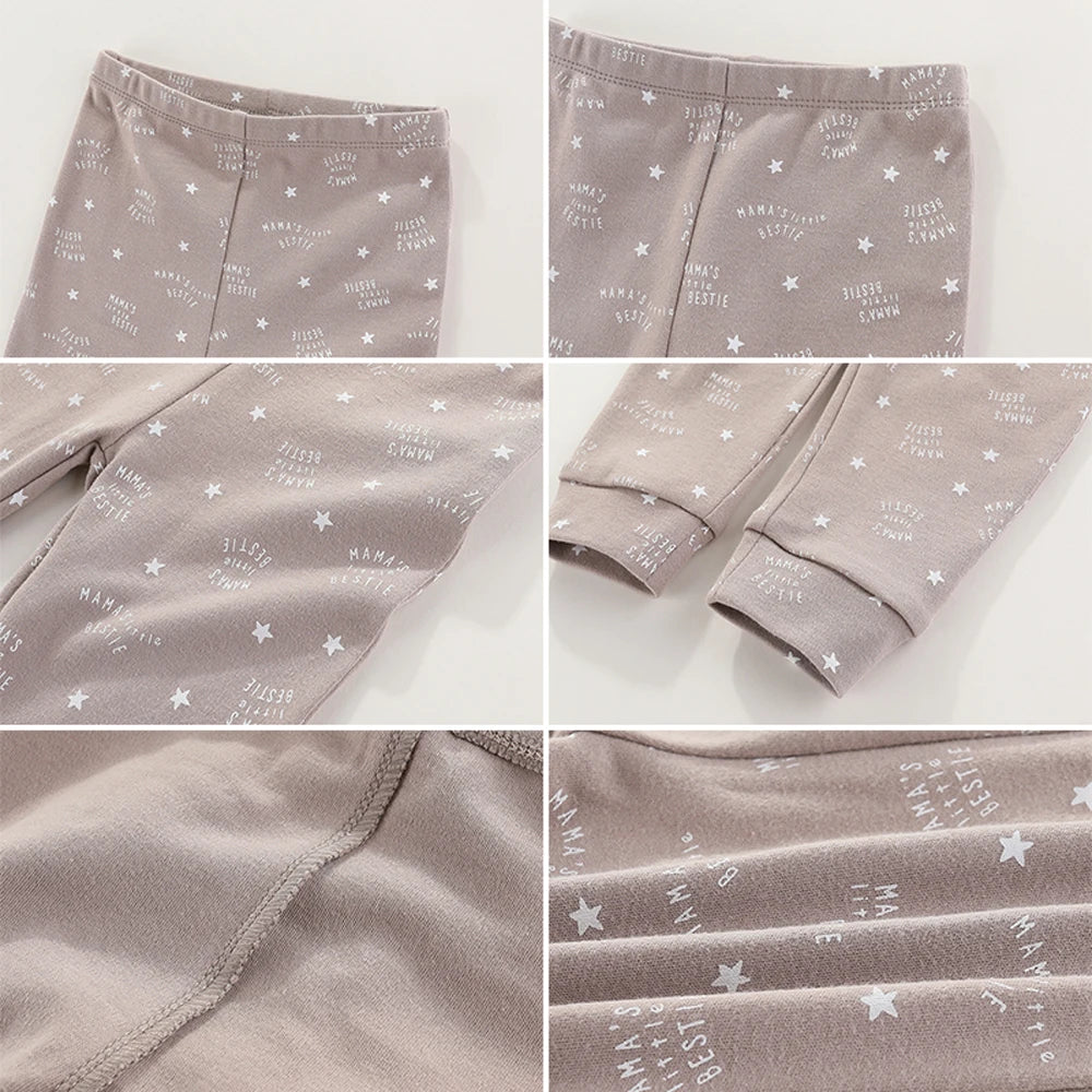 Kiddiezoom 10 Pcs/Lot Four Seasons Fashion Unisex Baby Boy Girl Clothing Set Soft Newborn Bodysuits+Pants Infant Outfit Gift