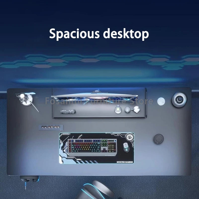 Compact Office Desk and Chair Set Computer Ergonomic Mesh Chair Table for Gaming Writing Modern Home Furniture Desks Chairs Sets