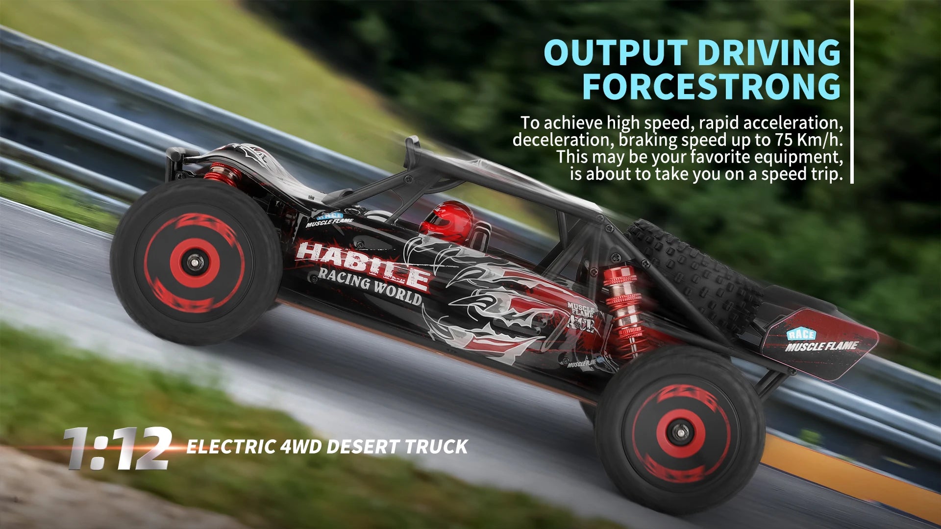 75 KM/H WLtoys 124016 V8 RC Car Brushless 4WD Electric High Speed Off-Road Remote Control Drift Rc Cars for Adults Toys