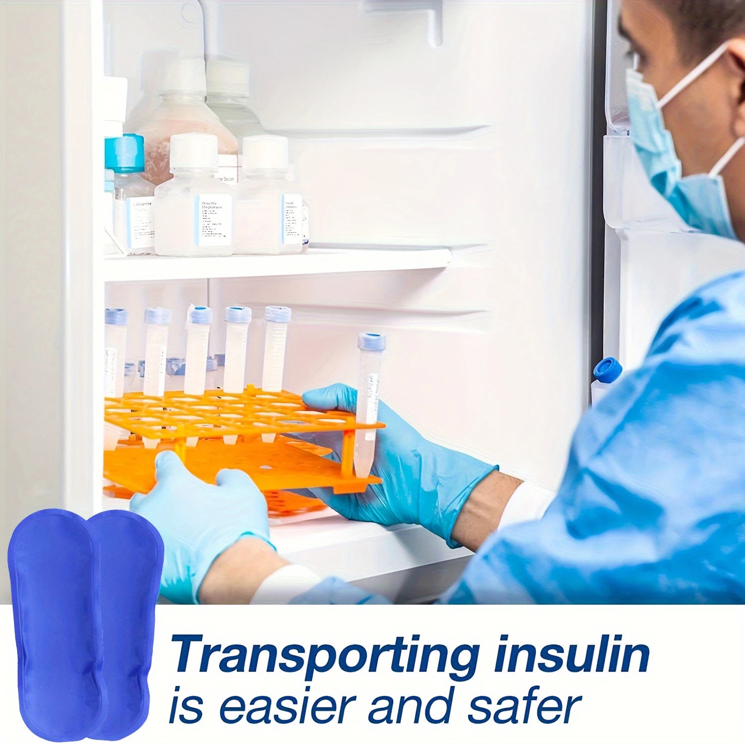 Portable Insulin Cooling Bag Carry-on Protector Waterproof Diabetic Medication Storage Bag for Insulin Pen Daily Life and Trips