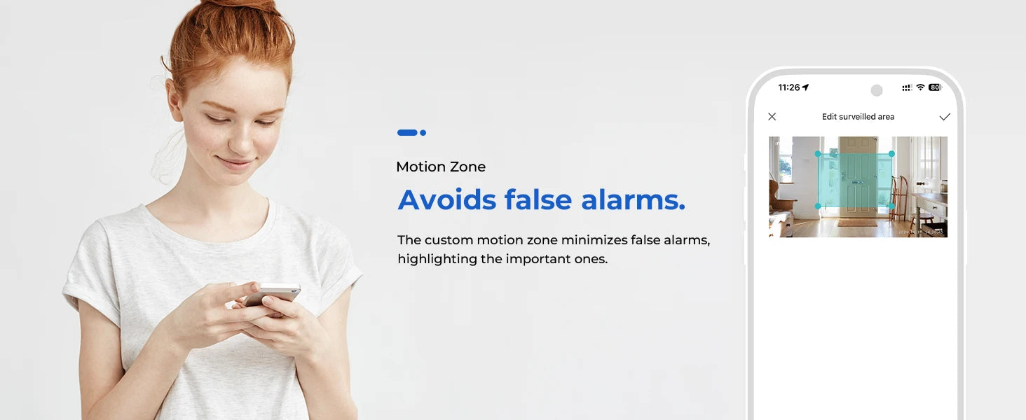 IMILAB C22 3K Security Indoor Camera - 360° View Home Camera with Color Night Vision for Baby/Pet Monitor WiFi6 AI Detection