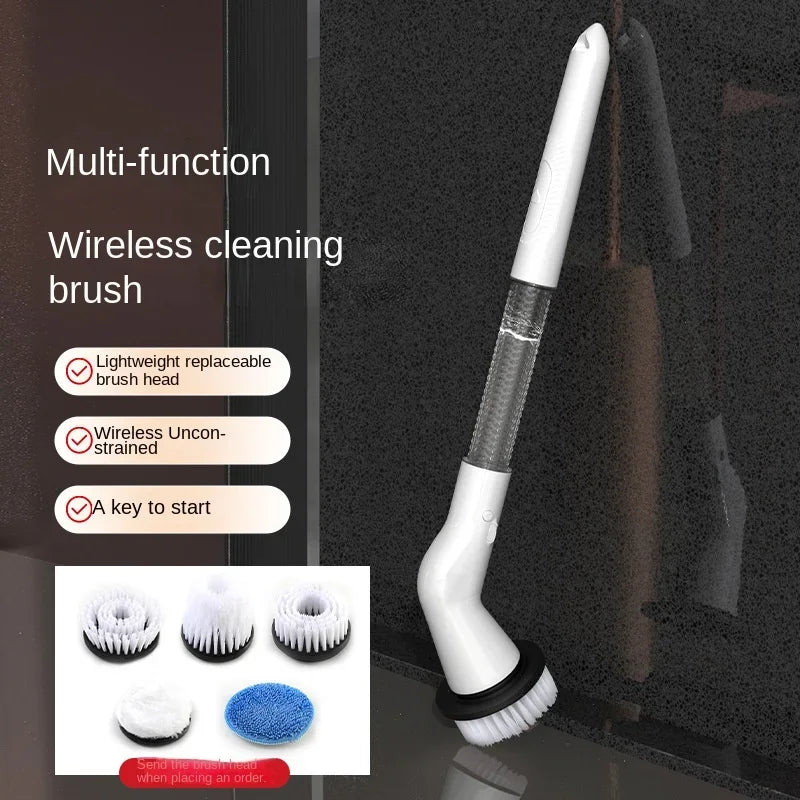 New Style Electric Cleaning Brush 5 in 1 Electric Multi-functional Home USB Automatic Cleaning Brush for Kitchen & Bathroom