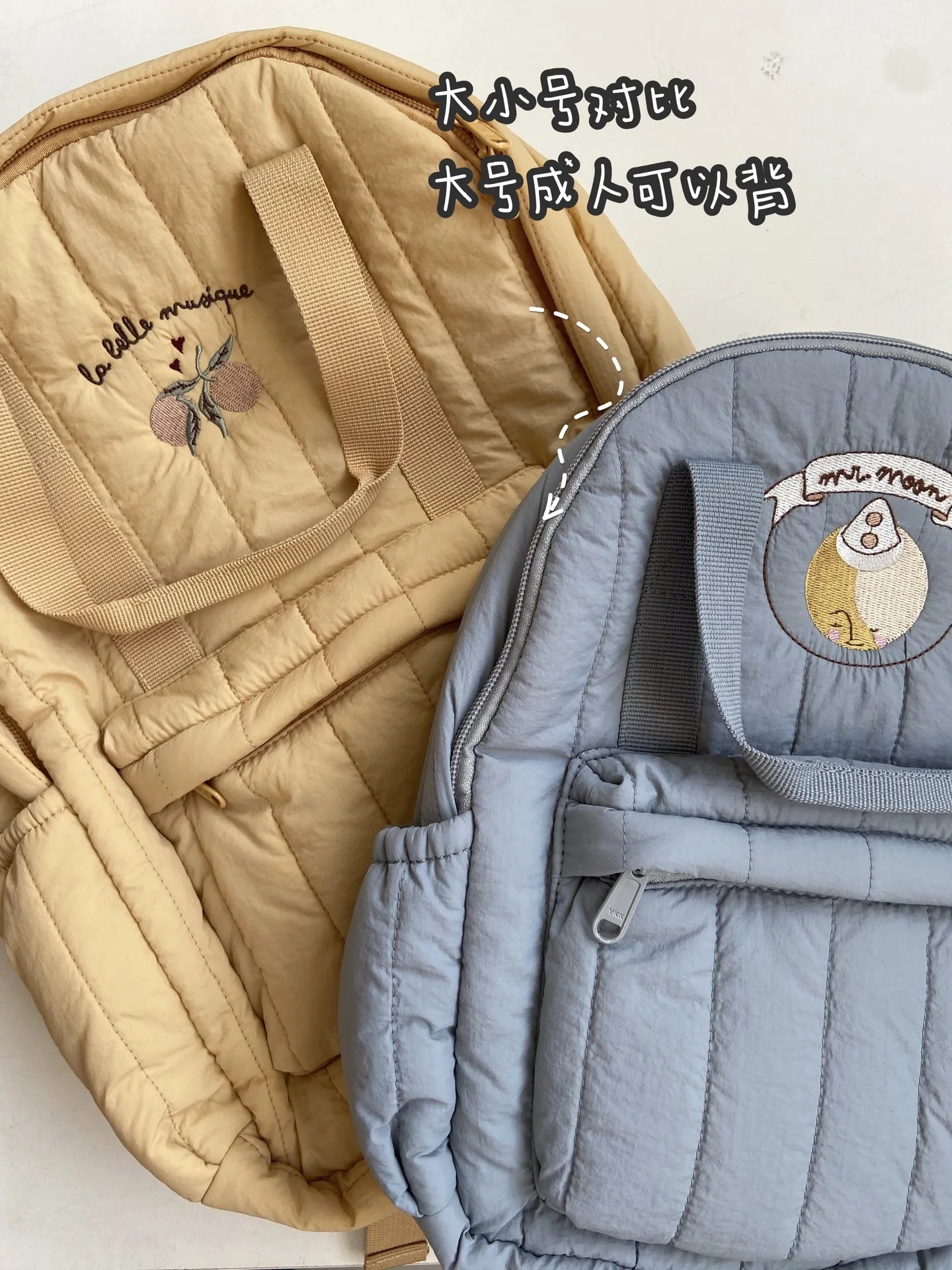 KS Baby Backpack Parent-child Kids Schoolbag Kindergarten Bags Brand Traveling Mom Cherry Lemon Children's Boys Girls Storage