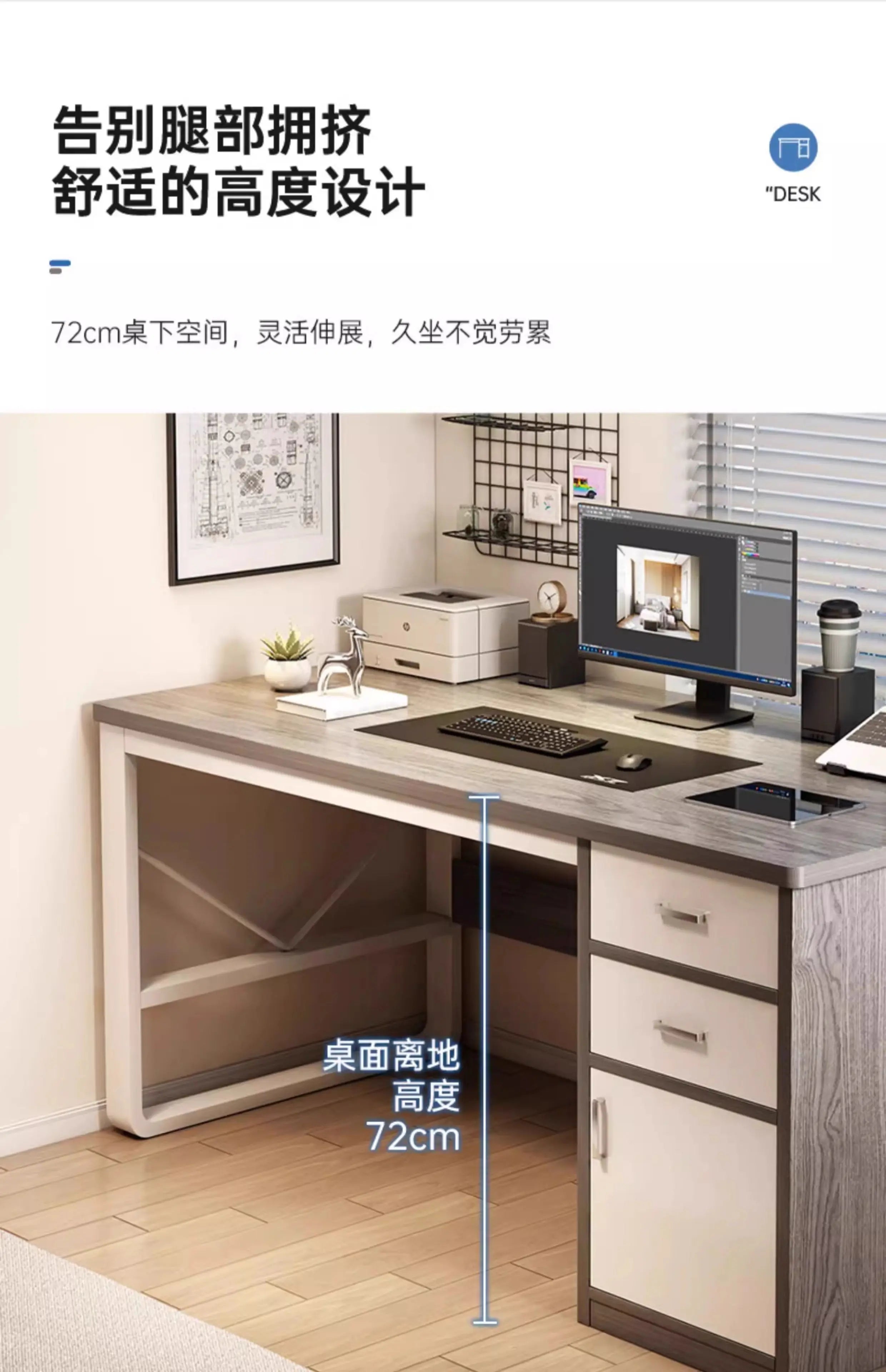 Dressing Simple Office Desk Bedroom Vanity Stainless Steel Office Desk Gamer Cabinet Coffee Escritorios De Oficina Furnitures