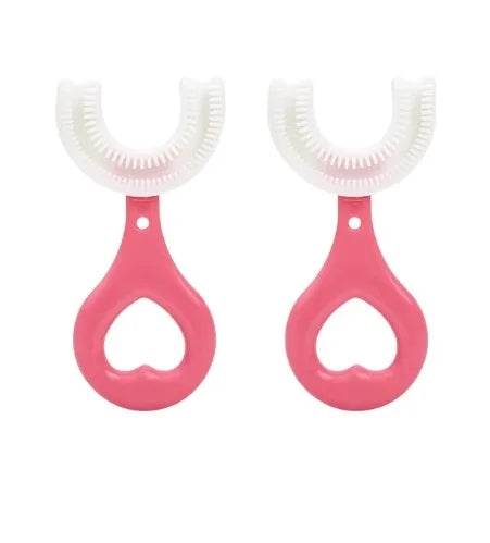 Baby Toothbrush Children 360 Degree U-shaped Child Toothbrush Teethers Baby Brush Silicone Kids Teeth Oral Care Cleaning