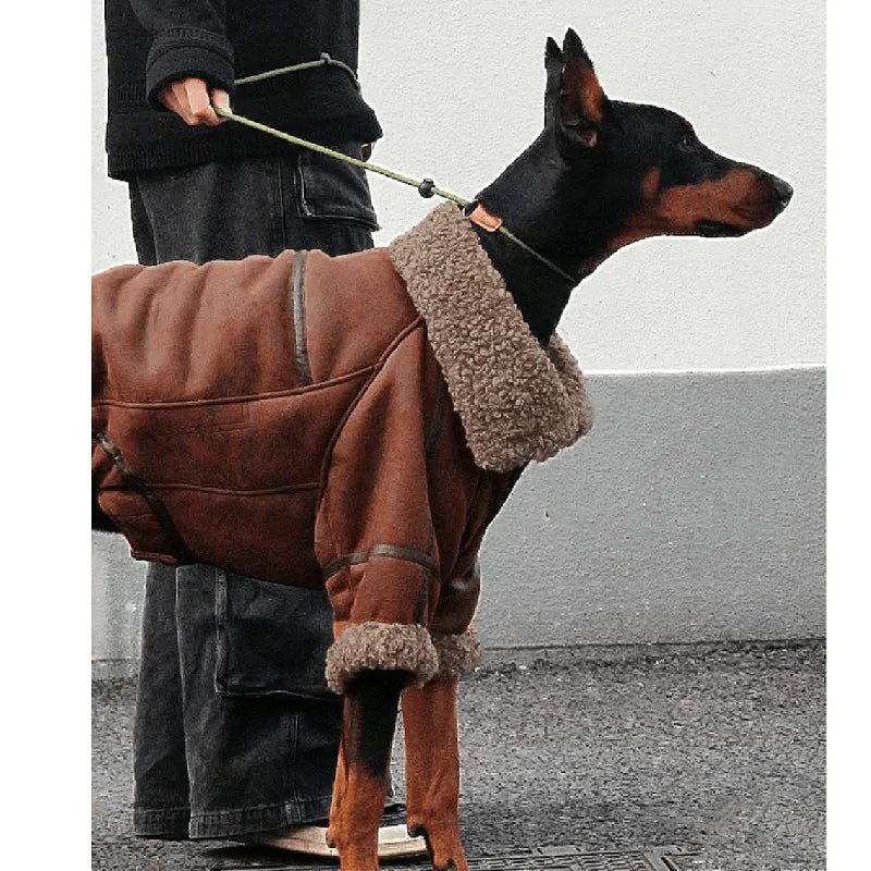 Big Dog Clothes Winter Large Dog Coat Jacket Samoyed Husky Border Collie Labrador Golden Retriever Weimaraner Clothing Apparel