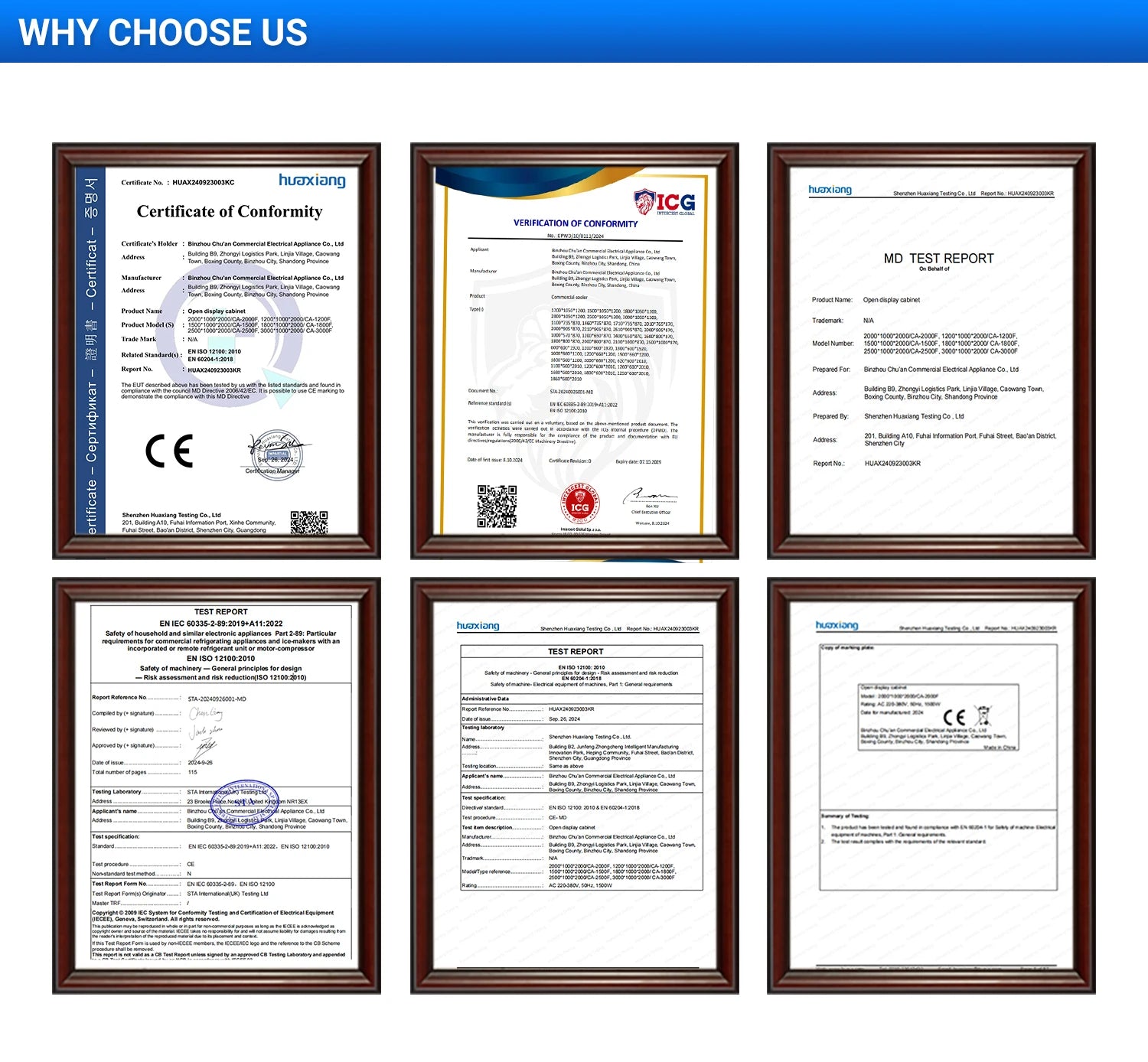 4-Door Commercial Freezer Refrigerator - Large Vertical Air Cooling Frozen Food Storage for Kitchen Restaurant