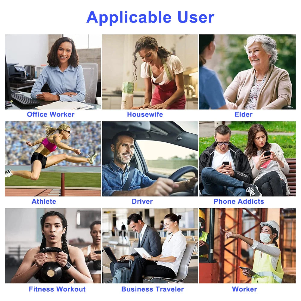 Tens Electroestimulador Pulse Acupuncture Massager 40 Levels EMS Muscle Stimulators Relaxation Medical Pain Relief with 10 Pads