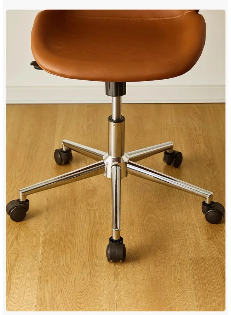 Nordic Light Luxury Office Chair, Home Lift Computer Chair, Simple Ergonomic Chair, Bedroom Backrest Leisure Chair