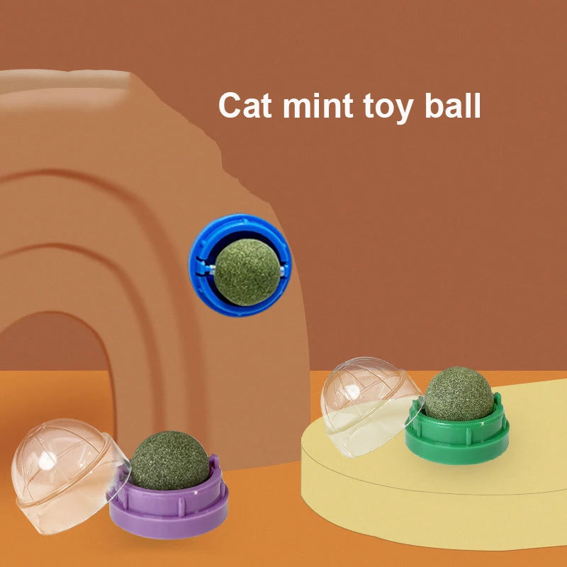 Cat Bite Ball Cat Toy Suitable for Kittens to Clean Teeth, Catnip Relieves Oral Health, Self Entertainment, Pet Chewable