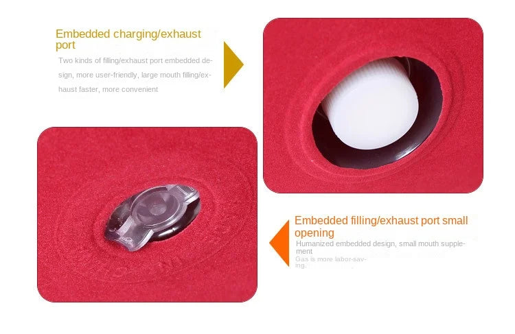 Leisure Inflatable Sofa Thickened Plush Lazy Sofa, S-Shaped Portable Inflatable Sofa Lounge Chair, Leisure and Comfortable Type