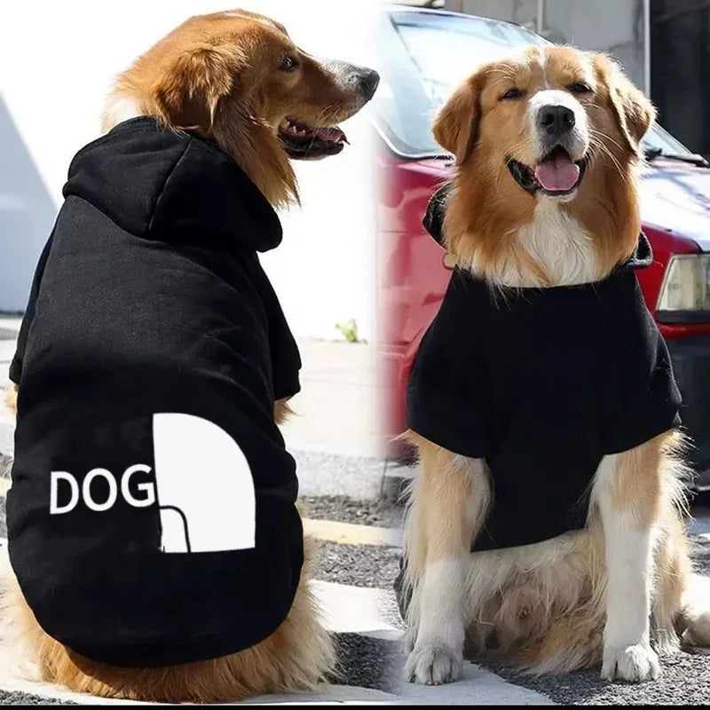 Pet Casual Hoodies, Dog Clothes, Large Dogs Coat, Jacket for Labrador, Costume, French Bulldog Apparel,Autumn， Puppy Sweater