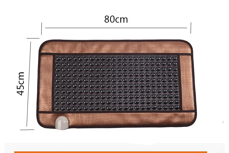 220V healthcare Korea germanium tourmaline massage mat Mix jade mattress electric heating therapy pad cushion best 45x80cm