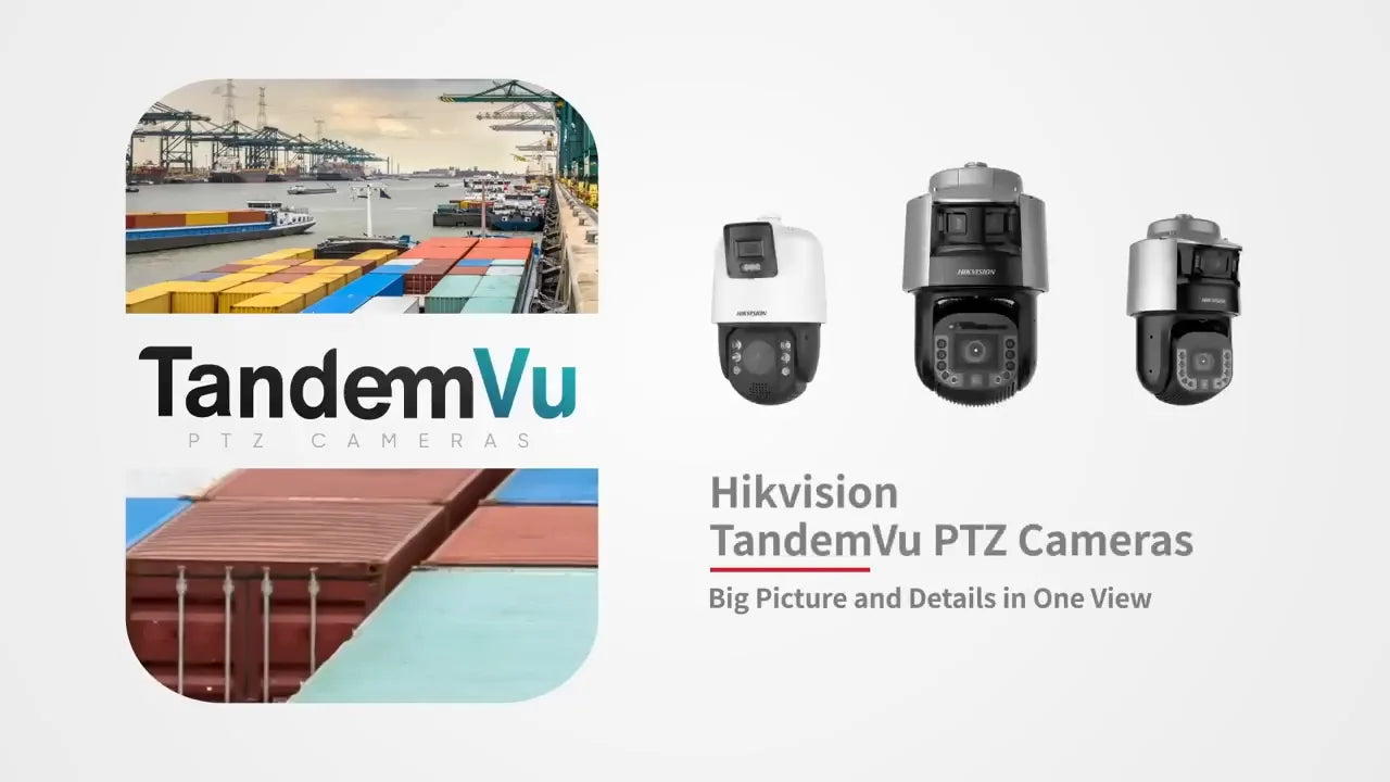 Hikvision PTZ Camera DS-2SE4C425MWG-E/26(F0) 4-inch TandemVu 6+4MP 25X Colorful & IR Panoramic & PTZ Camera Video Surveillance
