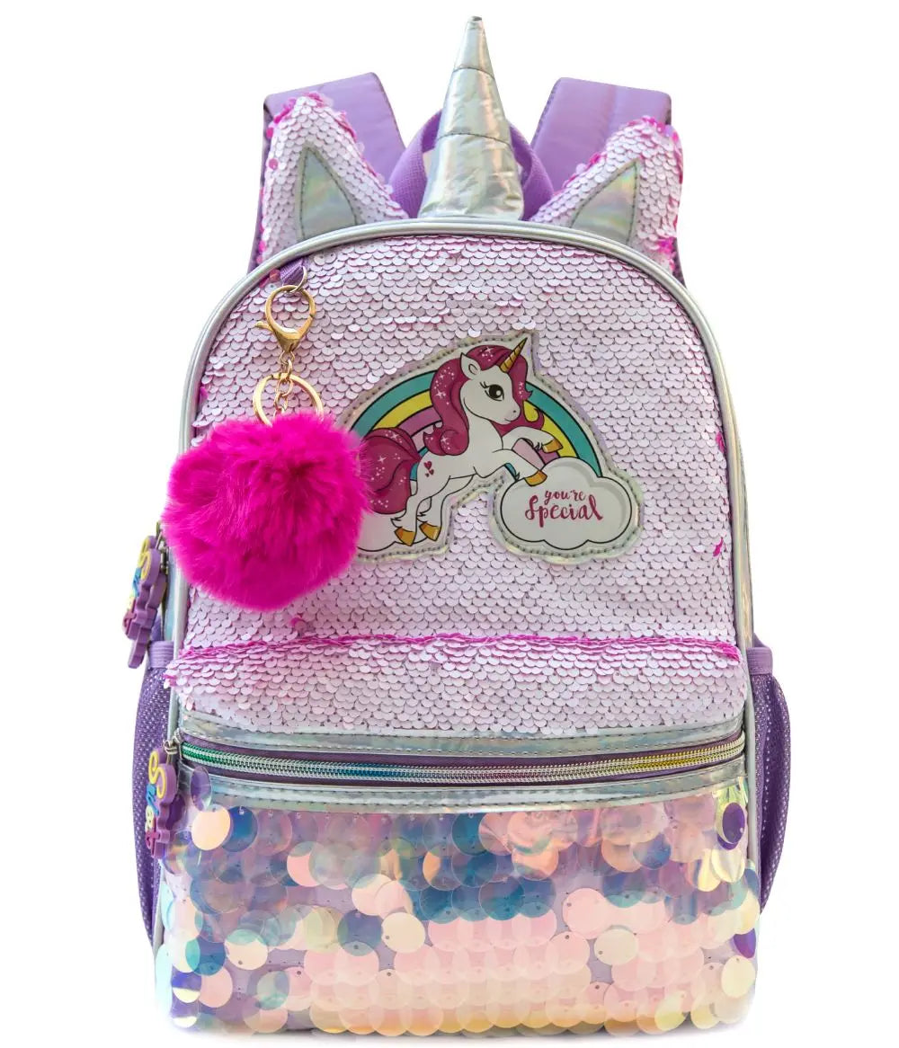 Backpack for Girls Kindergarten Bag Sequins Kindergarten Primary School Backpack Girl School Bag