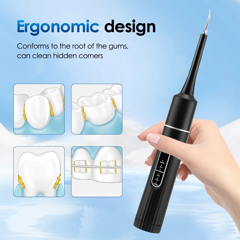 Electric ToothBrush Whitening Frequency Sonic Teeth Cleaner Dental Scaler Toothbrush Calculus Plaque Remover Stone Remover Kit