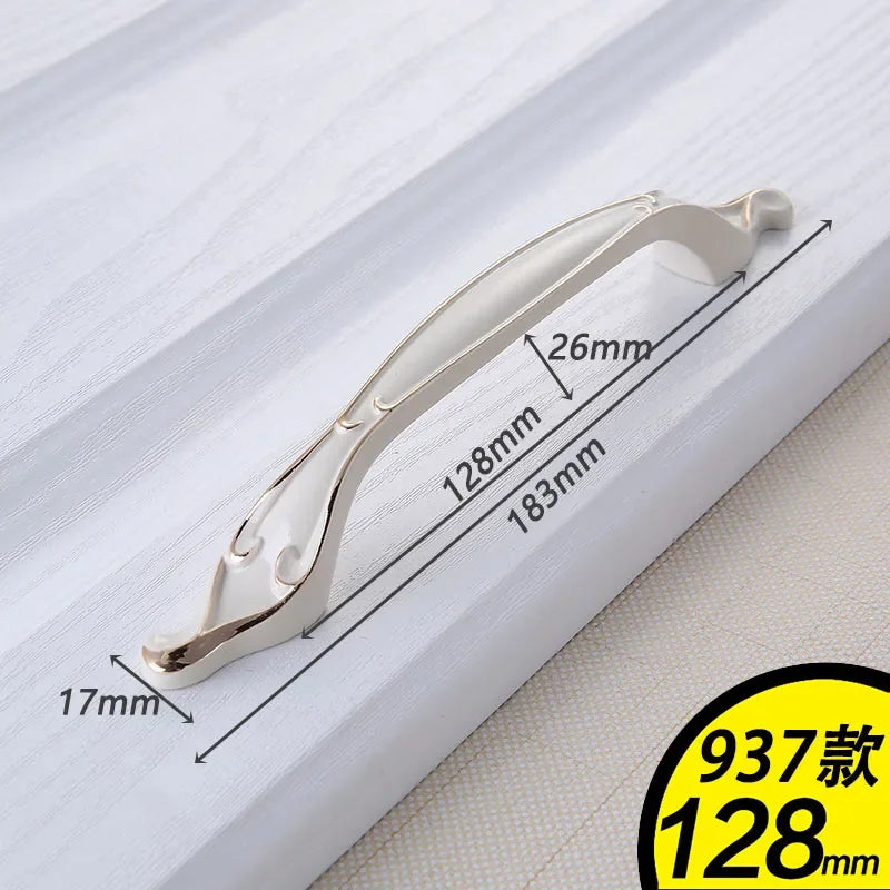 YM White Dressers Handle Kitchen Item Drawer Closet Wardrobe Gold Handle Cabinet Storage Door Cabinet Invisible Door Pulls Konb