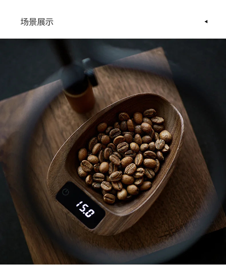 MHW-3BOMBER MVE Coffee Electronic Scale Weighing Bean Display Plate Hand Brewed Bean Dish Spray Bottle Set