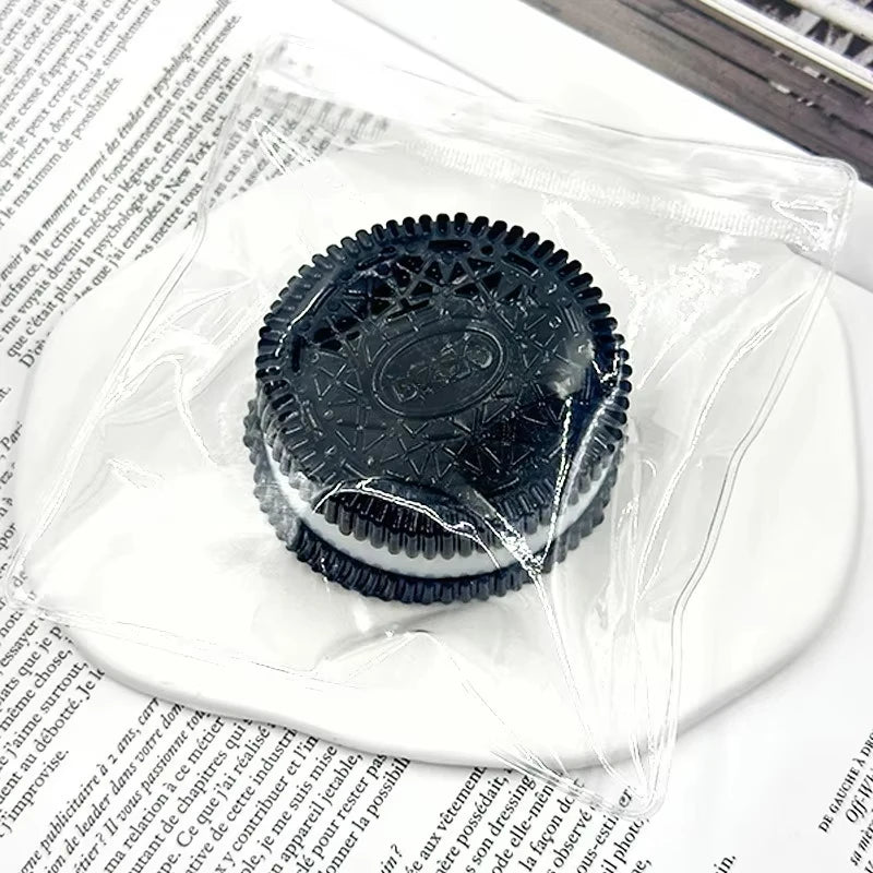 Soft Taba Squishy Handmade Cookies Stress Relief Toy Sensory Fidget Toys for Kids Adults Anxiety Relaxation Squeeze Holiday Gift