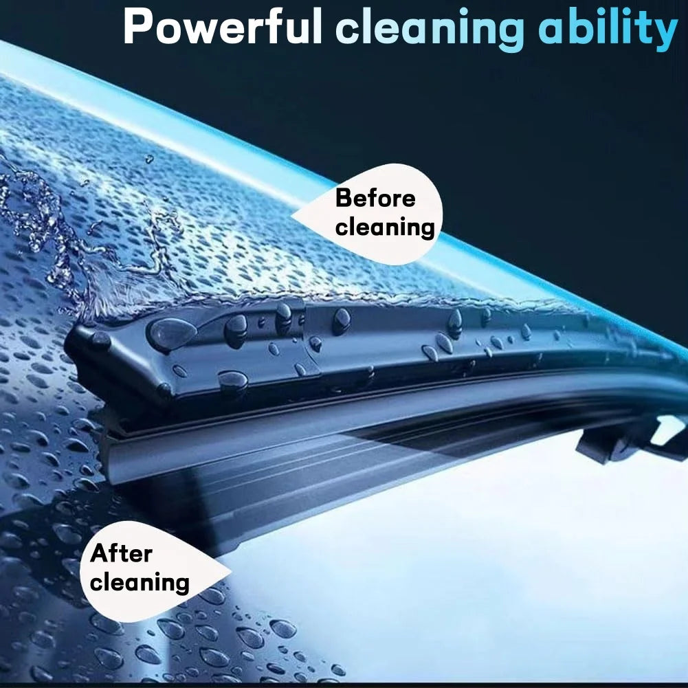 Car Glass Sponge Cleaning Brush Car Window Glass Cleaner Removes Dirt Windshield Oil Film Cleaner Glass Oil Film Cleaning Brush