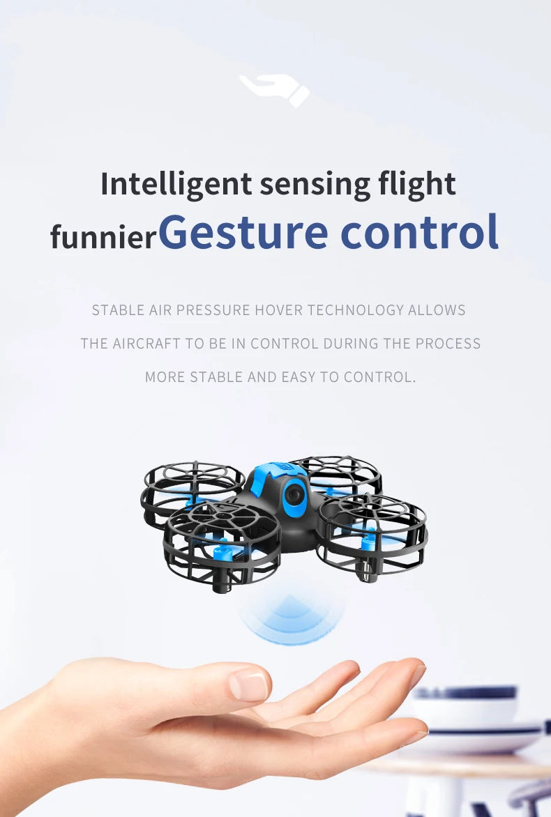 4DRC V18 Mini Drone 3D Flip Headless Mode Drones Air Pressure Height Maintain RC Quadcopter Dron Children's Toy Gift NEW